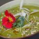 Healthy Green Goddess home-made soup made of fresh pureed organic gree... (thumbnail)