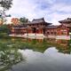 Beautiful Amida hall of Byodo-in temple on a pond in Uji Japan in brig... (thumbnail)
