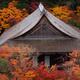 Wooden roof of a traditional Japanese temple hall building at Nanzen-j... (thumbnail)