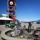 Port Alberni Harbour Quay clock tower and a fountain Vancouver Island... (thumbnail)