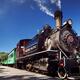 Alberni Pacific Railway historic train steam engine at Port Alberni Ca... (thumbnail)
