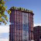 Woodward's Building with trees on the roof in downtown of Vancouv... (thumbnail)