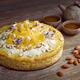 Healthy home-made sugar-free vegan fruit cake artistic food still life... (thumbnail)