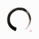 Enso circle Japanese Zen Sumi-e painting on white rice paper... (thumbnail)