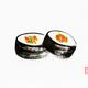 Sumi-e painting of two sushi rolls... (thumbnail)