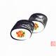 Two slices of sushi Artistic Japanese sumie style minimalistic illustr... (thumbnail)