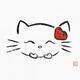 Hello kitty kawaii cartoon character with a strawberry illustration... (thumbnail)
