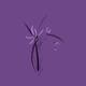 Wild orchid flowers sumi-e painting artistic design on light purple ba... (thumbnail)