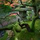 Ishidoro stone lantern at a Japanese pond garden... (thumbnail)