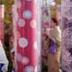 Japanese girls in kimonos at Arashiyama station Kimono Forest in Kyoto... (thumbnail)