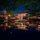 Byodo-in historic Japanese temple Phoenix Hall reflecting in the pond... (thumbnail)