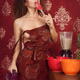 Playful sensual portrait a sexy woman housewife cooking in the kitchen... (thumbnail)