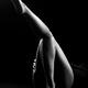 Woman legs and nude body curves abstract black and white... (thumbnail)