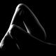 Crossed woman legs abstract black and white artistic nude... (thumbnail)