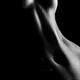 Nude woman body close-up of stomach waist and breasts curves... (thumbnail)