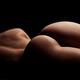 Abstract lying woman body view from behind... (thumbnail)