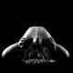 Dramatic nude figure of a woman leaning forward arching her back... (thumbnail)