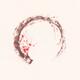 Artistic sumi-e illustration of a blossoming sakura branch in a shape... (thumbnail)