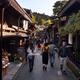 Tourists and visitors at Kami-sannomachi historic merchant town street... (thumbnail)