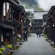 Morning scenery of Kamisannomachi old town market street in Takayama J... (thumbnail)