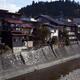Houses on a bank of Miyagawa river in Hida-Takayama Japan... (thumbnail)