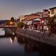 Houses on a bank of Miyagawa river Takayama city Japan... (thumbnail)