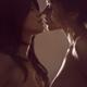 Two women kissing sensual close up of a lesbian couple faces... (thumbnail)