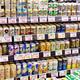Japanese beer cans in a store... (thumbnail)