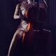 Sensual romantic concept of a man caressing neck of a sexy woman playi... (thumbnail)