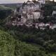 Rocamadour historic Medieval town on rocks of a cliff in Southwestern... (thumbnail)