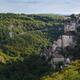 Rocamadour medieval French town built into a side of a cliff France Ro... (thumbnail)