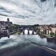 Town of Albi on river Tarn in South of France landscape scenery... (thumbnail)