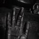 Great Buddha palm Semui-in or Abhaya mudra Todai-ji temple Japan Black... (thumbnail)
