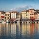 Boats in harbor of Cassis commune quay beautiful French architecture S... (thumbnail)