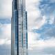 Sakishima Cosmo Tower modern high-rise building in Osaka Japan... (thumbnail)