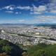 City of Gifu aerial scenery panorama on Nagara River Gifu prefecture J... (thumbnail)