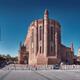 Cathedral Basilica of Saint Cecilia in panoramic city scenery Albi com... (thumbnail)