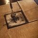 Japanese tea room with a kettle hanging above in a sunken hearth and s... (thumbnail)