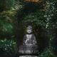 Stone Buddha statue in garden of Ryoanji Kyoto... (thumbnail)