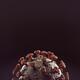Coronavirus COVID19 virus particle on black background medical 3D illu... (thumbnail)