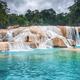 Cascadas de Agua Azul tropical waterfall in Chiapas Mexico Nature scen... (thumbnail)