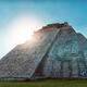 Maya civilization pyramids in the ancient city of Uxmal Yucatan... (thumbnail)