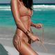 Sexy woman in bikini swimsuit at the beach closeup of her sun tanned b... (thumbnail)