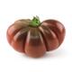 Single dark red organic heirloom tomato Black Krim or Crimean Black is... (thumbnail)