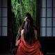 Romantic Asian couple in traditional clothes making love in Japanese h... (thumbnail)