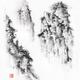 Floating misty mountains ethereal landscape with a temple on a cliff C... (thumbnail)