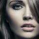 Femme fatale beautiful mysterious woman face with strong sensual look... (thumbnail)
