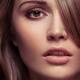 Closeup of a beautiful woman face with strong sensual look and bangs c... (thumbnail)