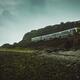 Train going to Whitehead County Antrim Northern Ireland moody landscap... (thumbnail)
