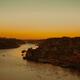 Old town Ribeira areal view in twilight Porto Portugal historic city l... (thumbnail)